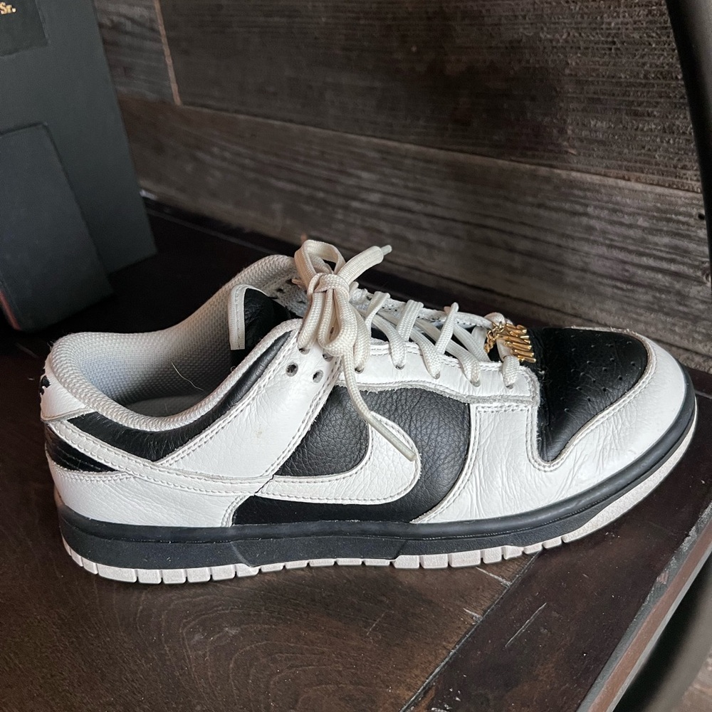 Nike Black and White Reverse Dunks Low-Top Sneakers - Men